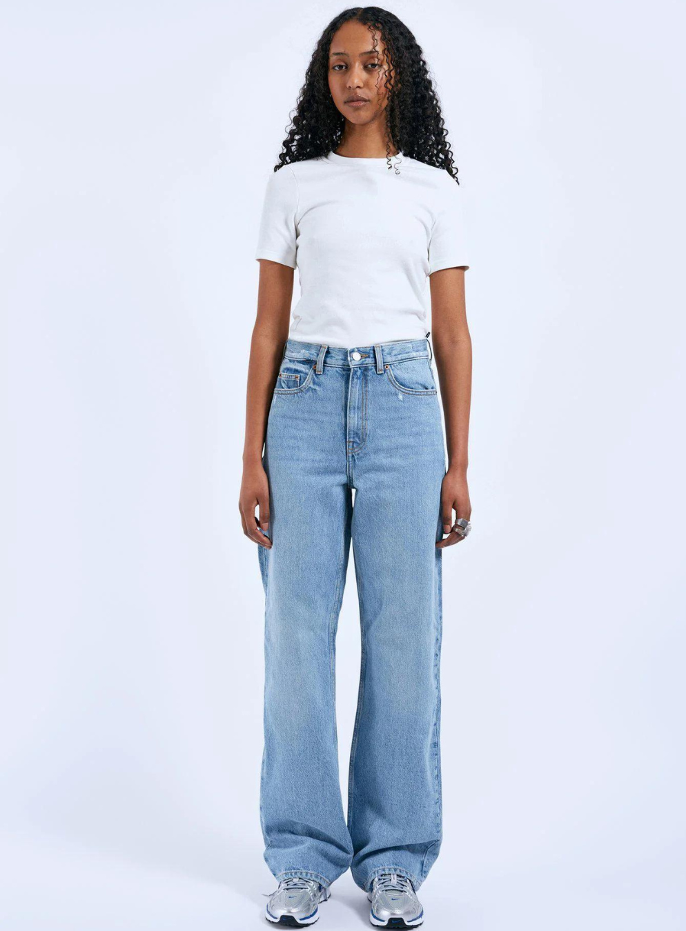 Dr. Denim | Echo Wide Leg in Blue Jay