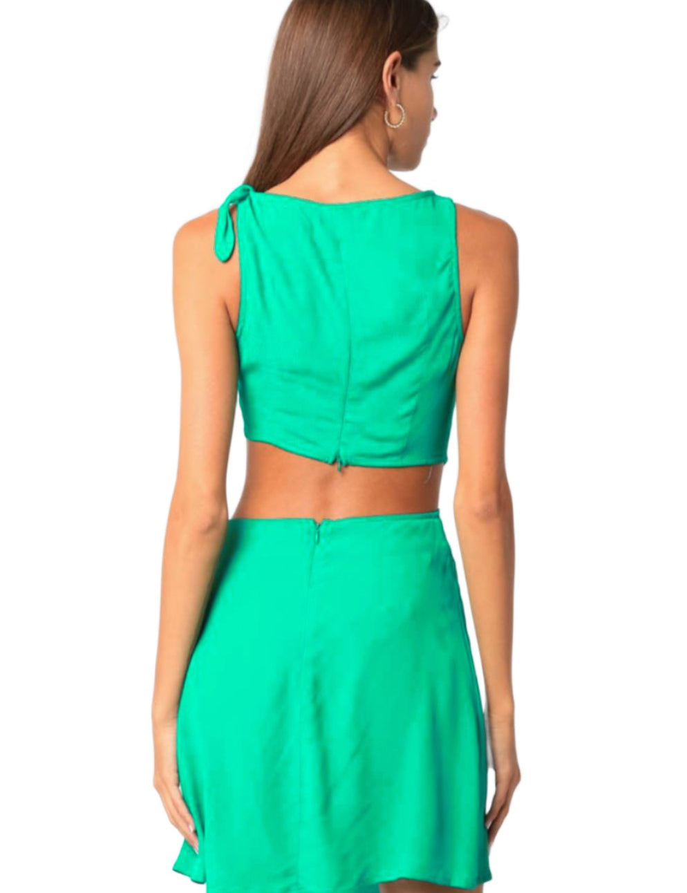 Austin Sleeveless Cutout Mini Dress - Highly Praise