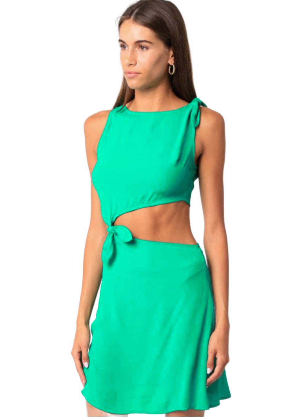 Austin Sleeveless Cutout Mini Dress - Highly Praise