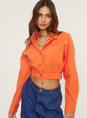 Keilani Top in Orange - Highly Praise