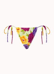 Leyna Bikini Bottom In Tropicana Brights - Highly Praise