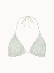 Pandya Bikini Top In Pretty Petal Ivory - Highly Praise